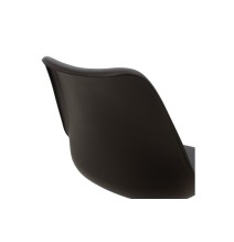 Silla de Oficina Ergonómica en Color Negro - 93-80x57x48 cm, Comodidad y Estilo Moderno para Trabajo y Estudio.