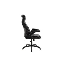 Sillón de Dirección en Piel Sintética Negro - 126/119 x 73 x 68 cm - Alta Calidad